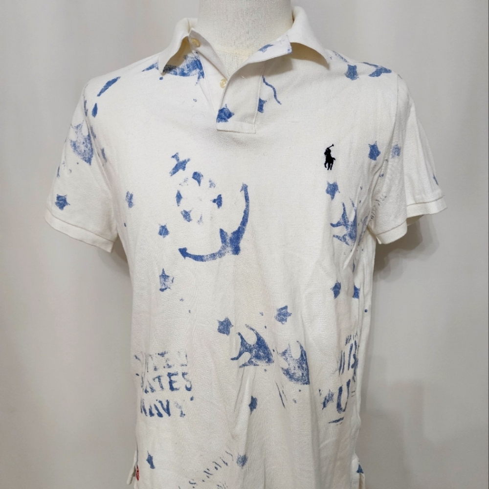 Polo Ralph Lauren, Medium, White/Blue